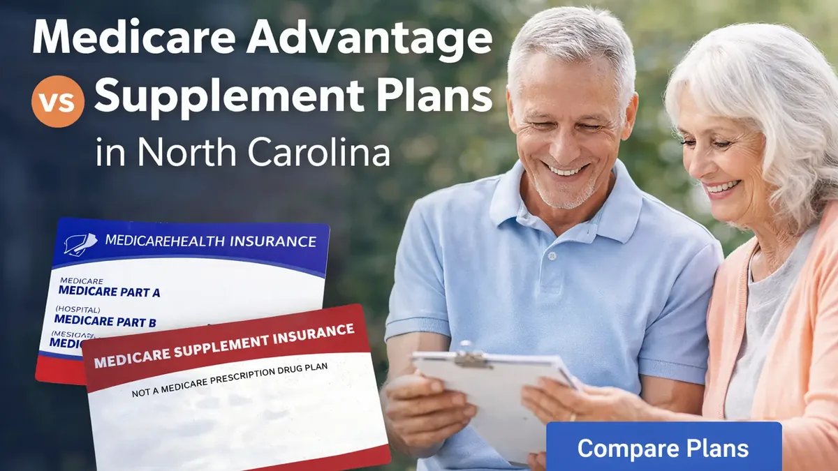 Medicare Advantage vs Supplement Plans in North Carolina insurance guide from Foxworth Insurance Agency